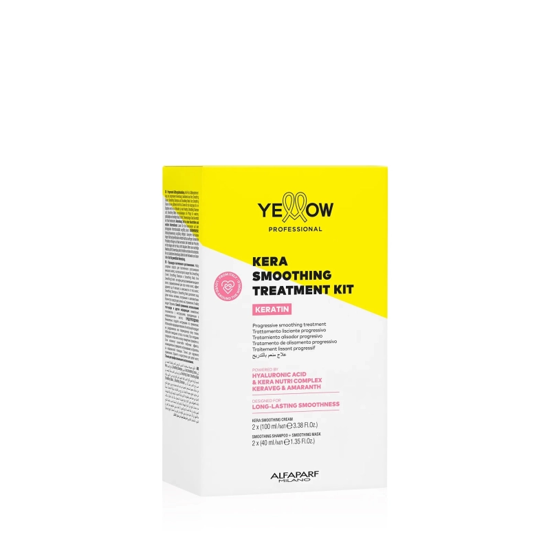 Yellow keratin smoothing treatment kit Zestaw do wygładzania włosów.jpg