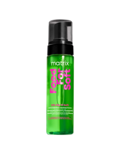 Matrix food for soft Nawilżająca pianka dodająca objętości do włosów suchych 200ml.jpg