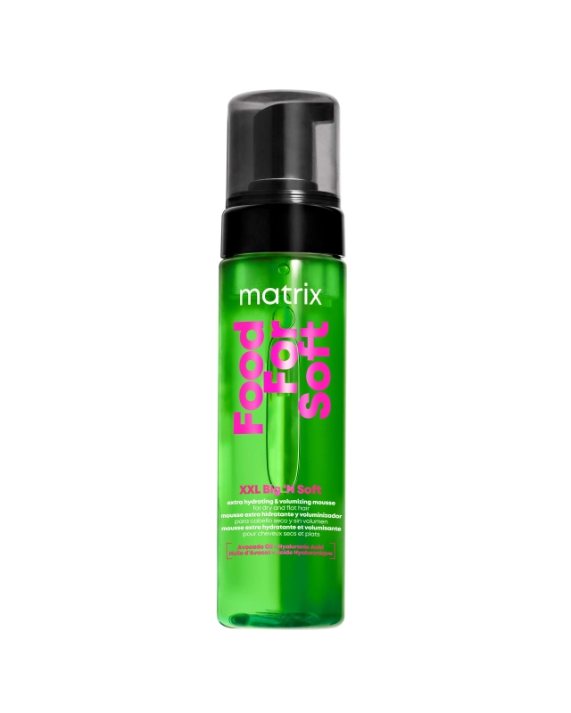 Matrix food for soft Nawilżająca pianka dodająca objętości do włosów suchych 200ml.jpg