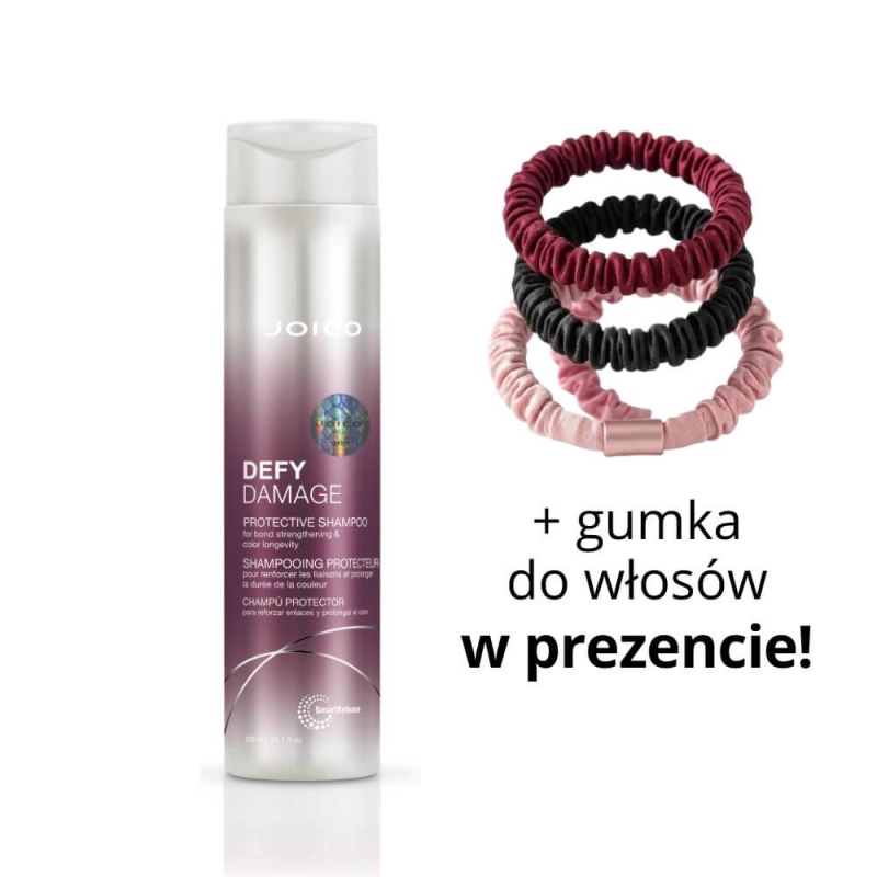 Joico defy damage Szampon do wlosow zniszczonych i farbowanych 300ml + scrunchie.jpg